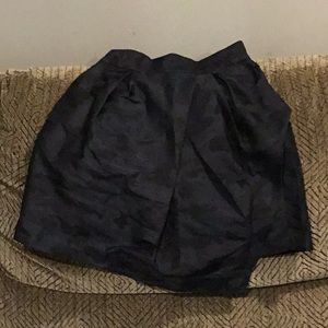 Banana Republic Black and Blue Bubble Mini Skirt Cocktail
